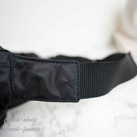 Tory Burch Nylon Belt Bag Fanny Pack 170436 in Black Lightweight NWT - Picture 4 of 10